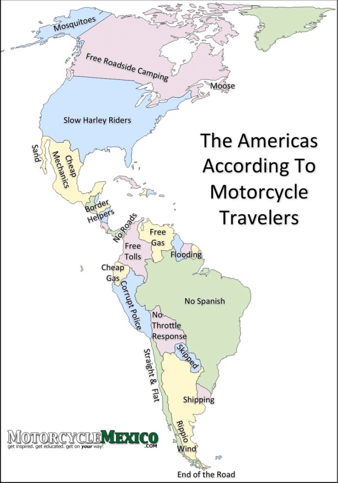The Americas According To Motorcycle Travelers
